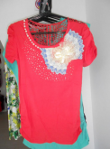 Blusa com aplicações - Feminina